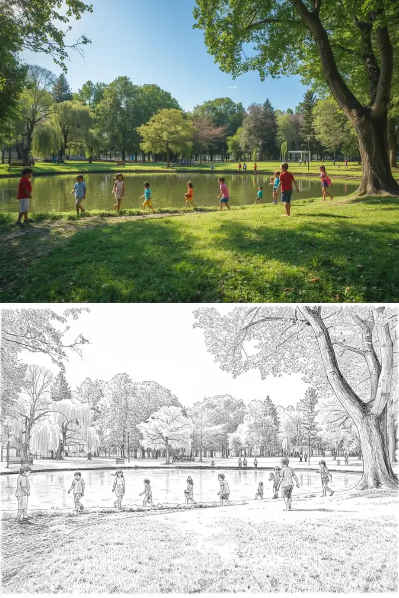 image to line drawing