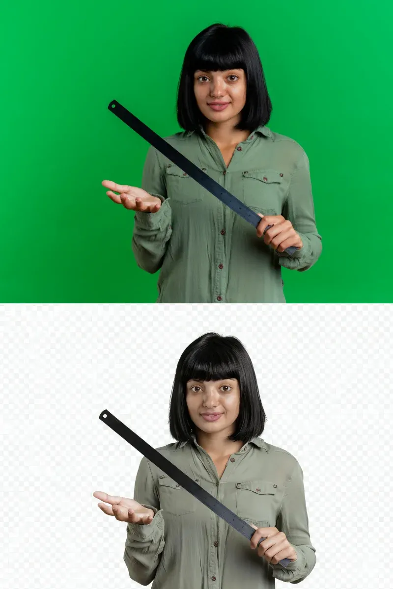 remove green screen