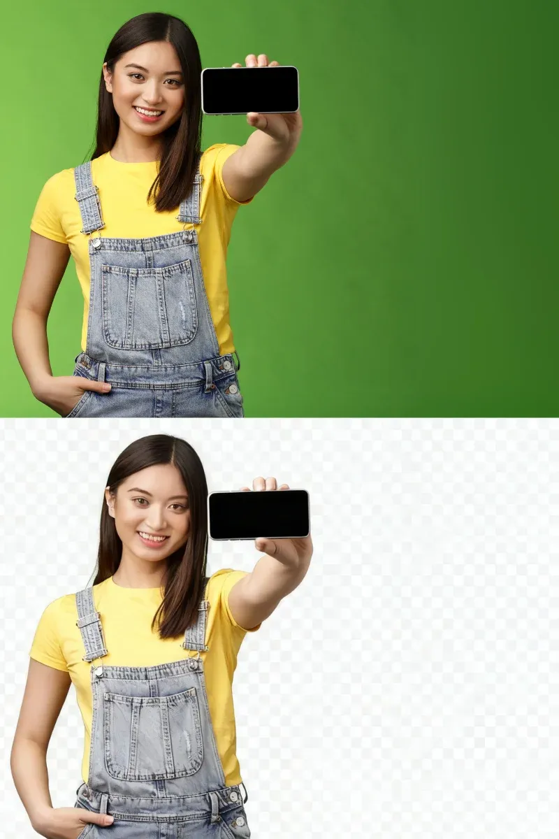 remove green screen