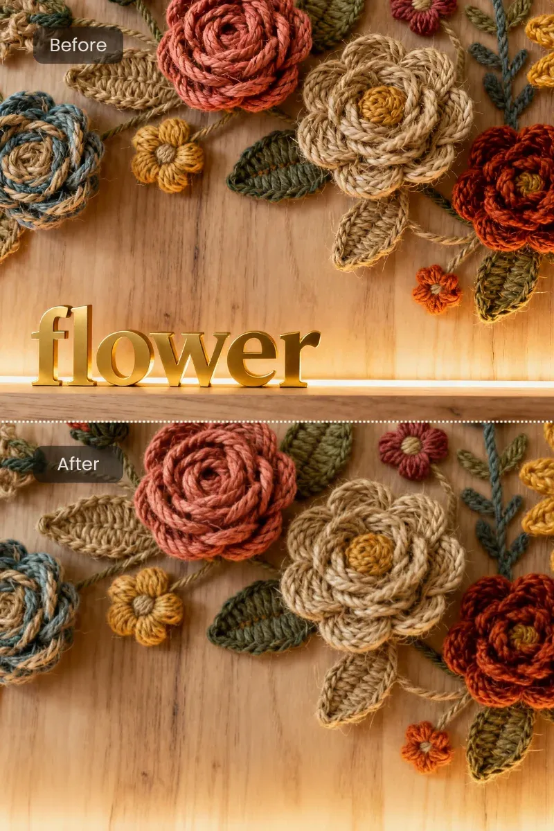 remove text from image